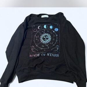 Black Made of Stars Sweater